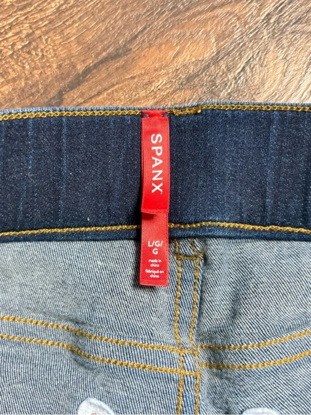 Spanx High Rise Flare Leg Pull On Jeans - Picture 4 of 5
